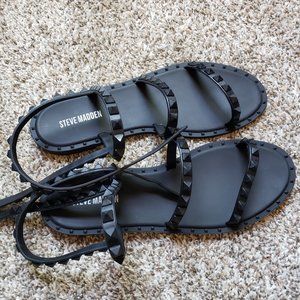Steve Madden Travel jelly studded sandal